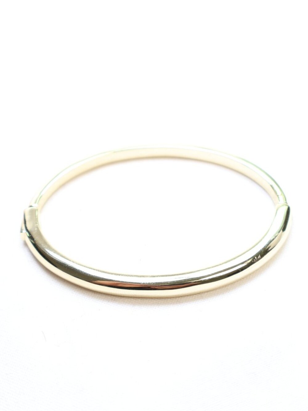 Ana Luisa Gold Tone Brynley Hinged Bangle Bracelet $85